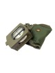 Military compass with optical lens