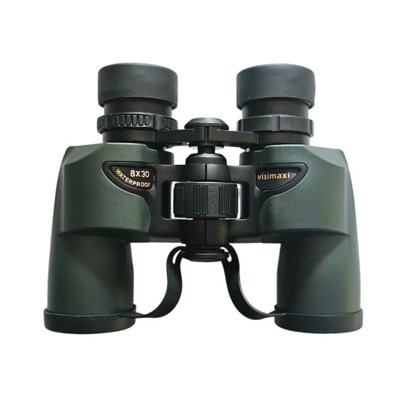 New version: with Twist-up eyelet system and attached lens caps. Available in green or black